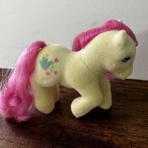 My Little Pony MLP G1 Truly 1986 Horse Toy So Soft SS Flocked Hasbro Vintage 80s